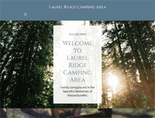 Tablet Screenshot of laurelridgecamping.com